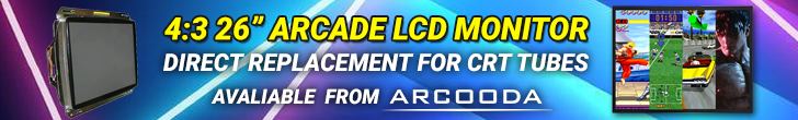 26 inch 4:3 Ratio Arcooda Retro Gaming LCD Monitor