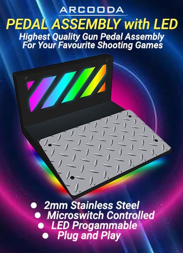 Foot Pedal Assembly with LED
