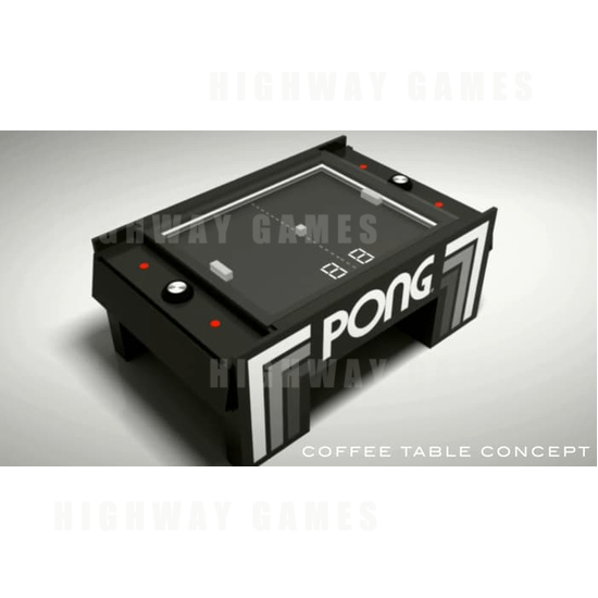 Uruguay Group Create 3D Atari Pong Table - The Pong Project Table - Coffee Table Model