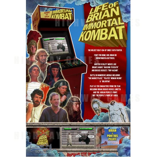 Liberty Games Creates Six Movie Arcade Games We Never Knew We Needed - Liberty Games UK Mock Flyer - 1