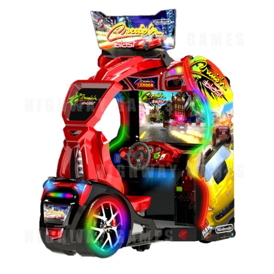 Raw Thrills New Arcade Exclusive Cruis'n Blast - Cruis-n Blast Arcade Driving Machine from Raw Thrills