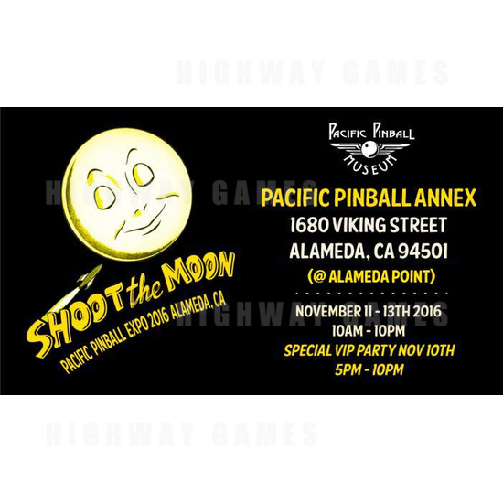 Shoot the Moon Pinball Expo - Picture: Pacific Pinball Museum