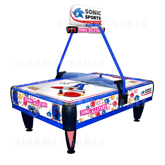 Sega puts on a show at IAAPA - Sonic Sports Air Hockey Cabinet 