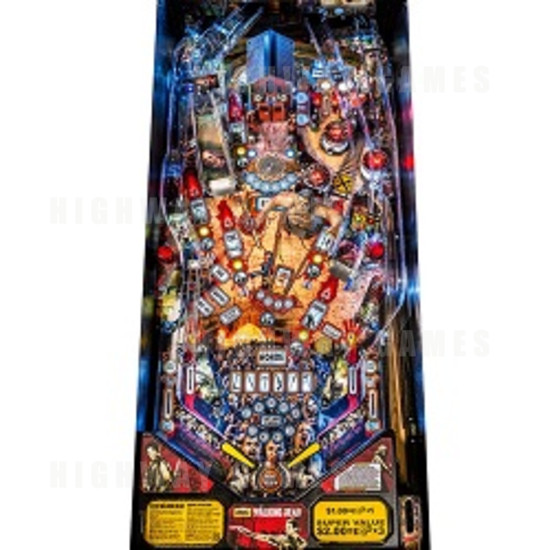Stern Releases The Walking Dead Pro and Limited Edition Pinball Machines - Pro Playfield