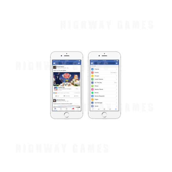 Facebook – the modern arcade? - Instant Games is now avaialble on Facebook. Image: Facebook - 1