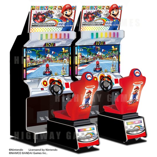 Final update for Mario Kart Arcade GP DX to be released by Bandai Namco - Mario Kart Arcade GP DX machine - 3