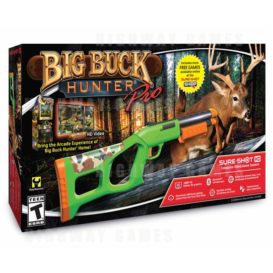 Big Buck Hunter Pro makes its way into living rooms in time for Christmas - Big Buck Hunter Pro is now avaialble to play via Sure Shot HD. - 3