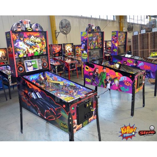 Stern Pinball showing new games at CES 2017 - Stern's Batman 66 tables 