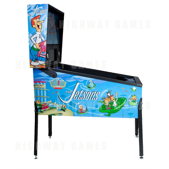 Spooky Pinball, The Pinball Company release Jetsons pinball machine details - The Jetsons Pinball Machine (side 1)