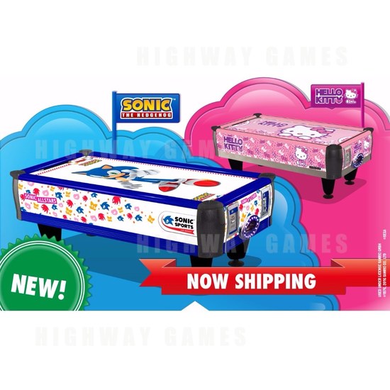 Sega adds Sonic to its baby air hockey range - Sonic Baby Air Hockey table is now shipping, alongside Hello Kitty Air Hockey Table