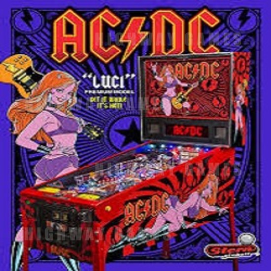 Stern Announces AC/DC Premium LUCI Pinball Model Now Available! - Brochure - 2
