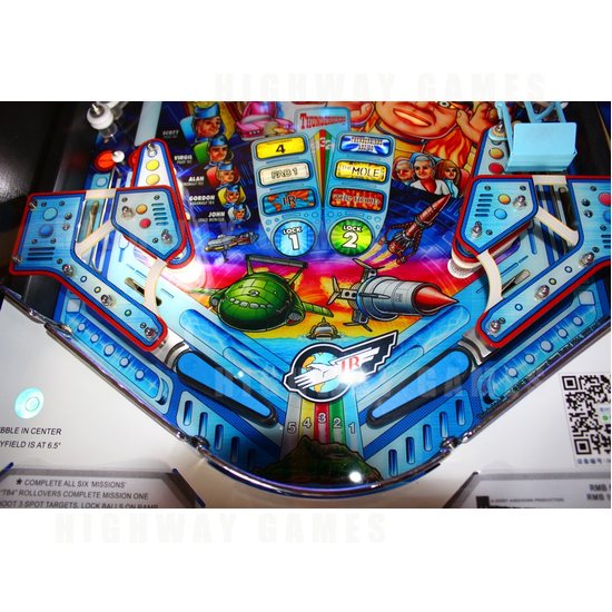 Thunderbirds Pinball Machine is GO! - Thunderbirds Pinball Playfield - 1