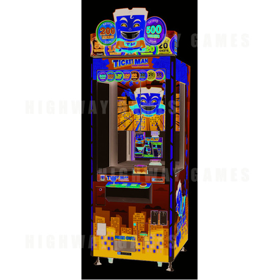 Ticket Man Is Here! Andamiro Release Their Latest Coin Catcher - Ticket Man Cabinet