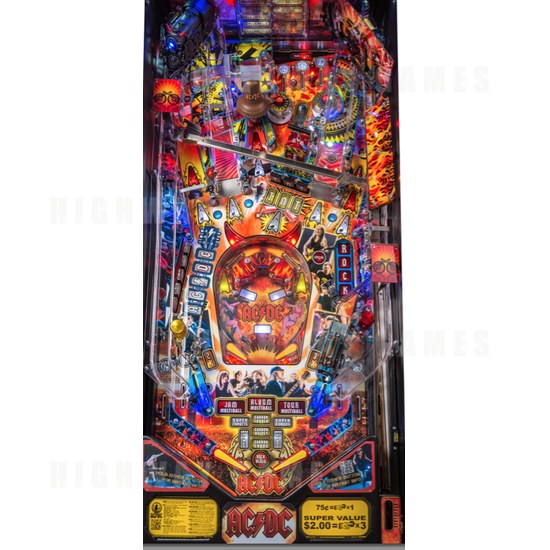 Stern Announces AC/DC Premium LUCI Pinball Model Now Available! - Playfield - 2