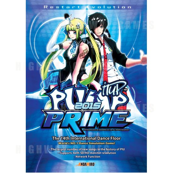 Andamiro Officially Confirmed Pump It Up PRIME as 2015 Title - Pump It Up PRIME 2015 Flyer