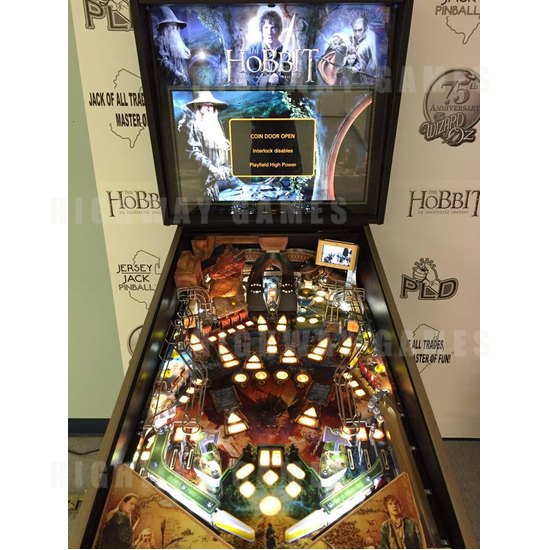 Jersey Jack Posts Photos of The Hobbit Pinball Playfield Update - The Hobbit: Smaug Gold Special Edition by Jersey Jack - 1