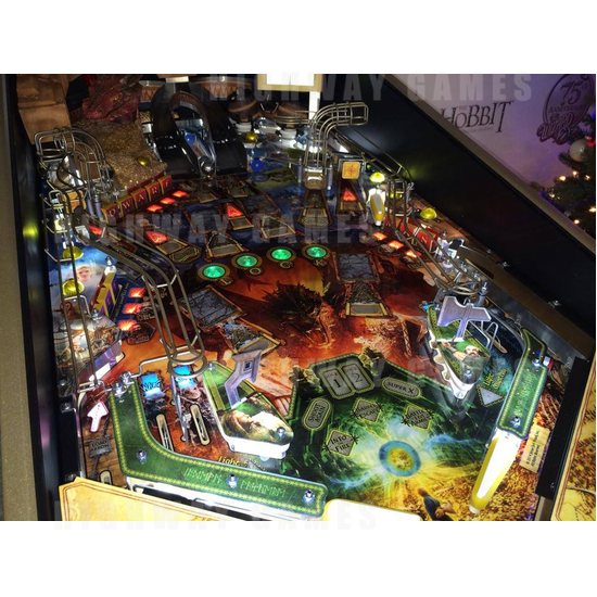 Jersey Jack Posts Photos of The Hobbit Pinball Playfield Update - The Hobbit: Smaug Gold Special Edition by Jersey Jack - 2