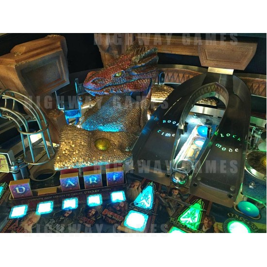 Jersey Jack Posts Photos of The Hobbit Pinball Playfield Update - The Hobbit: Smaug Gold Special Edition by Jersey Jack - 3