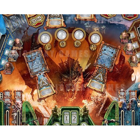 Jersey Jack Posts Photos of The Hobbit Pinball Playfield Update - The Hobbit: Smaug Gold Special Edition by Jersey Jack - 4