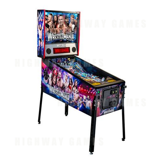 Gary Stern Shows Off Wrestlemania Pro Pinball Machine at CES 2015 - WWE Wrestlemania Pro Pinball Machine by Stern - 1