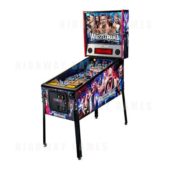 Gary Stern Shows Off Wrestlemania Pro Pinball Machine at CES 2015 - WWE Wrestlemania Pro Pinball Machine by Stern - 3
