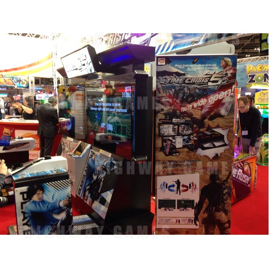 EAG International 2015 Wrap Up - Time Crisis 5 Arcade Machine - Bandai Namco - EAG International 2015 - 2