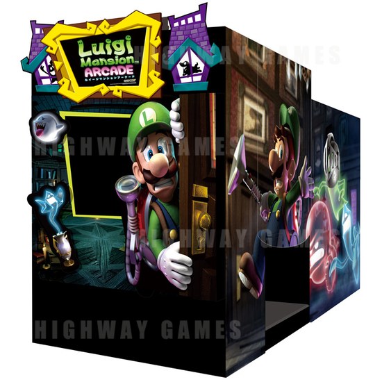 Luigi Mansion Arcade Announcement Reveals Screenshots and Release - Luigi Mansion Arcade Machine