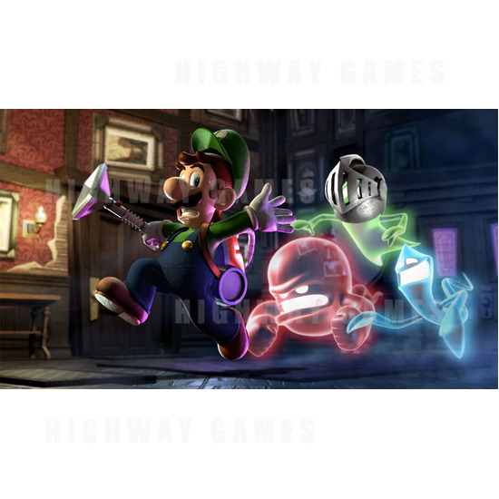 Luigi Mansion Arcade Announcement Reveals Screenshots and Release - Luigi Mansion Arcade Machine Screenshot - 2