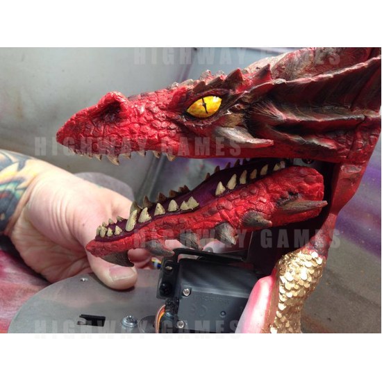 Jersey Jack Pinball Released Photo Updates on The Hobbit Playfield Toys - Smaug Toy - The Hobbit LE Pinball Machine - Jersey Jack Pinball