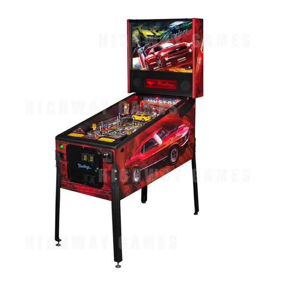 Stern Annouced Realease and Debut of Ford Mustang Pinball at Chicago Auto Show - Mustang Pro Cabinet