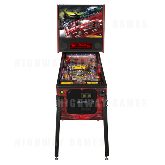 Stern Annouced Realease and Debut of Ford Mustang Pinball at Chicago Auto Show - Mustang Pro Front Cabinet