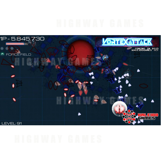 Vortex Attack Combines Coin-Op Arcade with Steam PC Gaming - Vortex Attack Arcade Machine Screenshot - 1