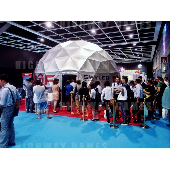 IAAPA Asian Attractions Expo 2015 Trade Show Wrap-Up - Skyler by DOF at AAE 2015