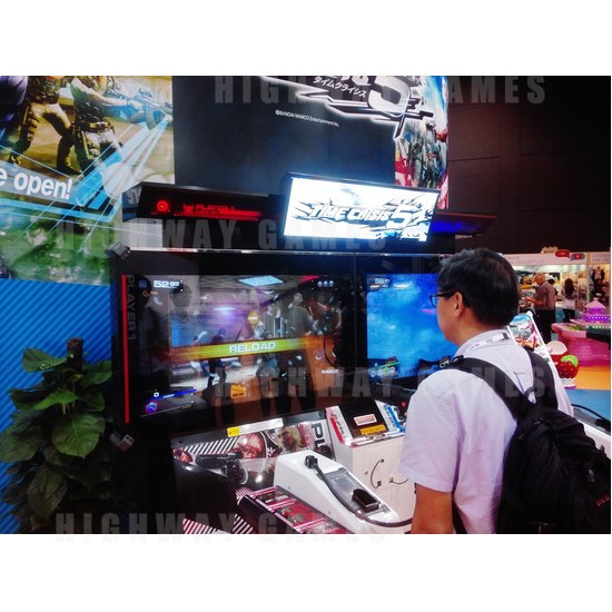 IAAPA Asian Attractions Expo 2015 Trade Show Wrap-Up - Time Crisis 5 DX by Namco at AAE 2015