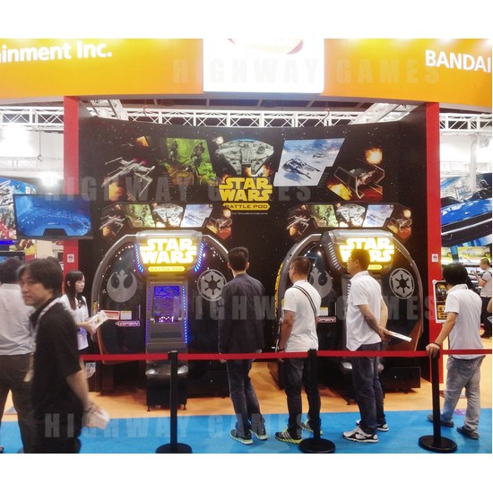 IAAPA Asian Attractions Expo 2015 Trade Show Wrap-Up - Star Wars Battle Pod by Namco at AAE 2015