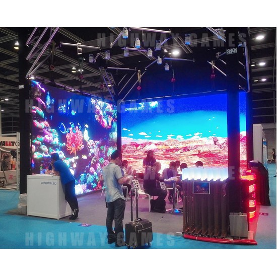 IAAPA Asian Attractions Expo 2015 Trade Show Wrap-Up - CreateLED Booth at AAE 2015