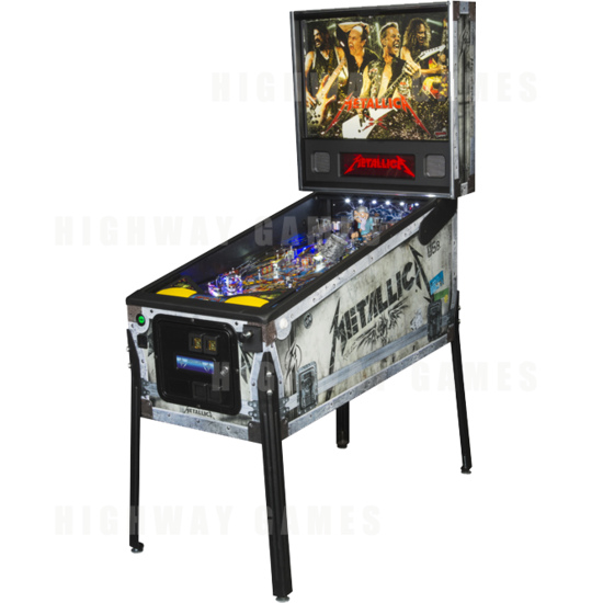Stern  Selling Metallica Monsters Premium Pinball Once Again - Metallica Premium Pinball Machine