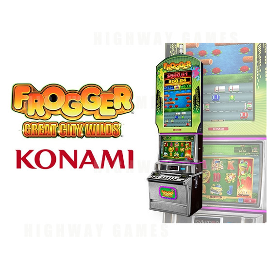 Konami To Preview Frogger Themed Video Slot Machine At G2E Las Vegas - Konami To Preview Frogger Slot Machine At G2E Las Vegas
