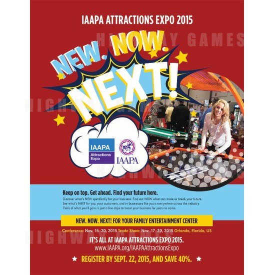 IAAPA Attractions Expo Orlando Early Bird Registration Now Open - IAAPA Attractions Expo 2015 Brochure