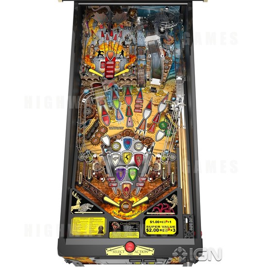 Stern Shipping Game of Thrones Pro Pinball Machine Soon - Game of Thrones Limited Edition Pinball Machine - 3