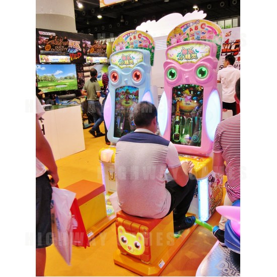 GTI China Wrap Up - BAOHUI Exhibited Namco Licensed Pac-Man Feast - Magic Fairy Arcade Machine at GTI Asia China Expo 2015 - 1