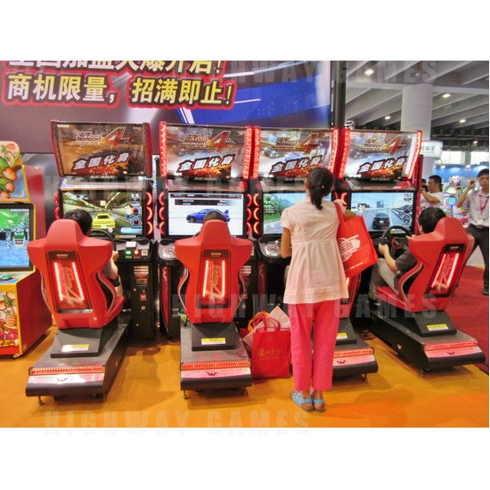 GTI China Wrap Up - BAOHUI Exhibited Namco Licensed Pac-Man Feast - Wangan Midnight Maximum Tune 4 at GTI Asia China Expo 2015
