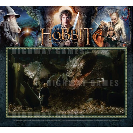 Jersey Jack Pinball On Track For The Hobbit Production - The Hobbit Pinball Machine Backglass
