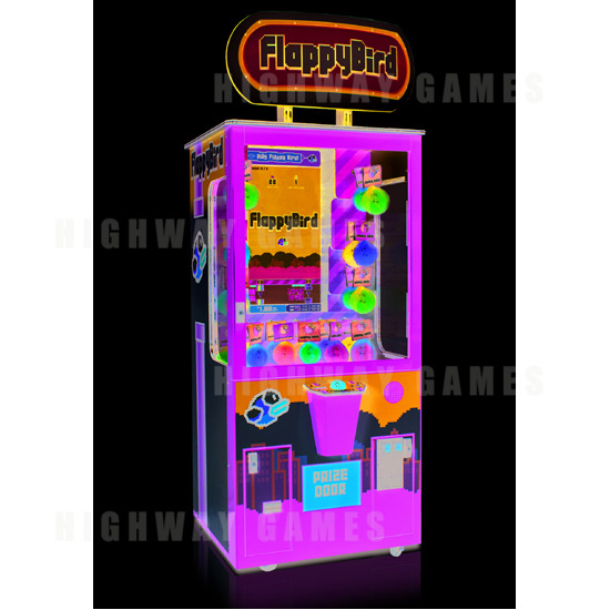 Bay Tek Launch Flappy Bird Merchandiser Arcade Machine - Flappy Bird Merchandiser Arcade Machine
