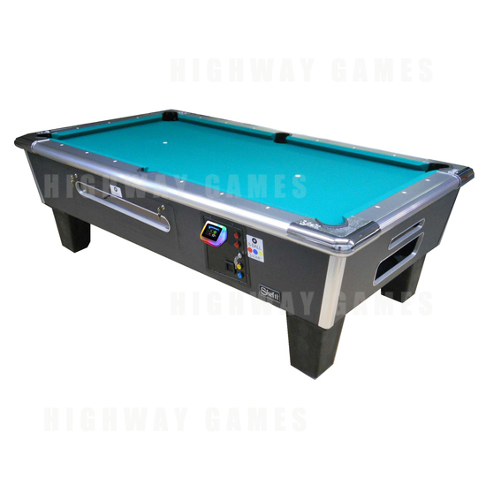Sacoa and Gold Standard Games Join Forces - Sacoa PlayCard on pool table.png