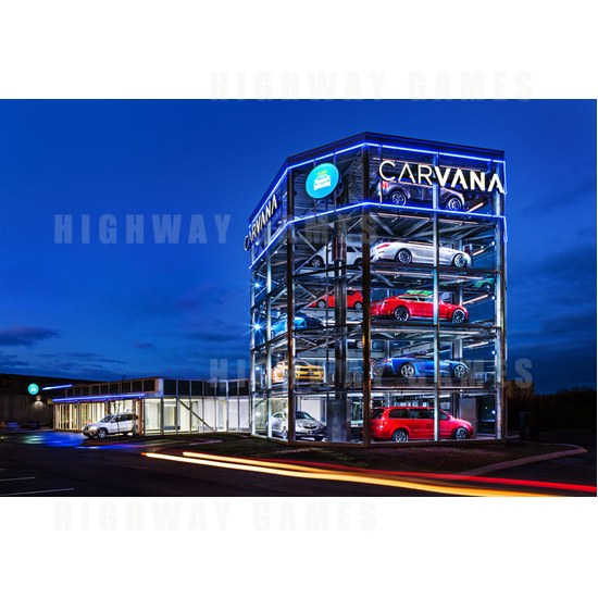 Carvana Built Five Storey Coin Operated Vending Machine! - carvana_car_dealership_vending_machine_1.jpg