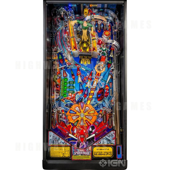 Stern Releasing Ultimate Spider-Man Vault Edition Pinball Machine - stern-spiderman-full-playfield1.jpg