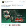 Jack-7 Returning To Tekken 7 Arcade Machines - Jack-7 from Tekken 7 Arcade Machine - Mark Julio Tweet