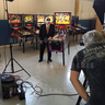 CEO Gary Stern Paints Face For Replay In KISS Inspired Photoshoot - KISS Pinball Machine Photoshoot with Gary Stern