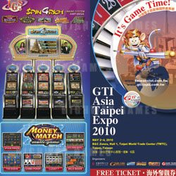 More exhibitors confirmed for GTI Asia Taipei Expo 2010